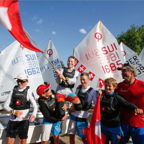 Optimist - Nicolas Rolaz Champion du Monde - Swiss Sailing