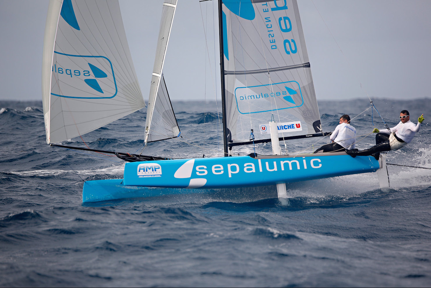 Catamaran de Sport F18 St Barth Cata Cup 2014 Pascal Alemany