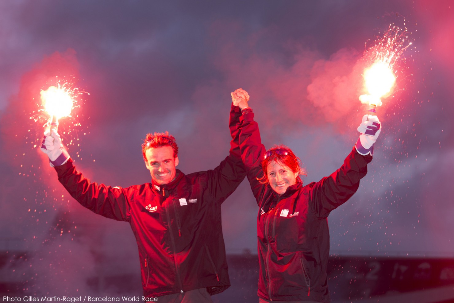 Barcelona World Race 2014-15, Marin Gerard, Corbella Anna, GAES Centros Auditivos, Imoca, sailing, yachting, round the world, double handed