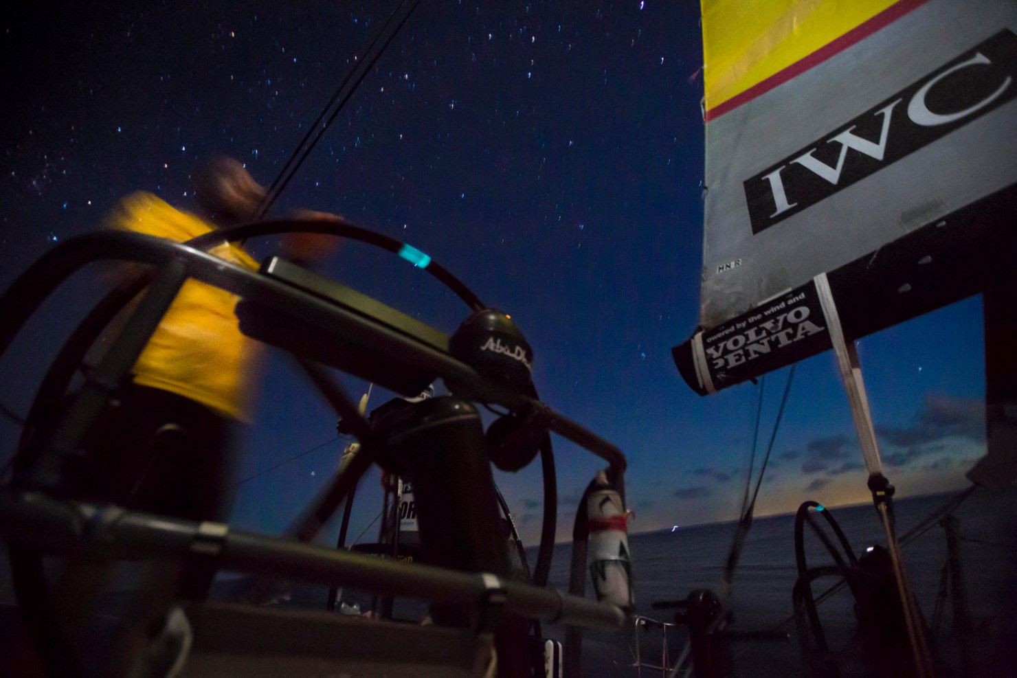 2014-15, Abu Dhabi Ocean Racing, Leg6, OBR, VOR, Volvo Ocean Race, onboard, Long exposure, stars, night, constellation