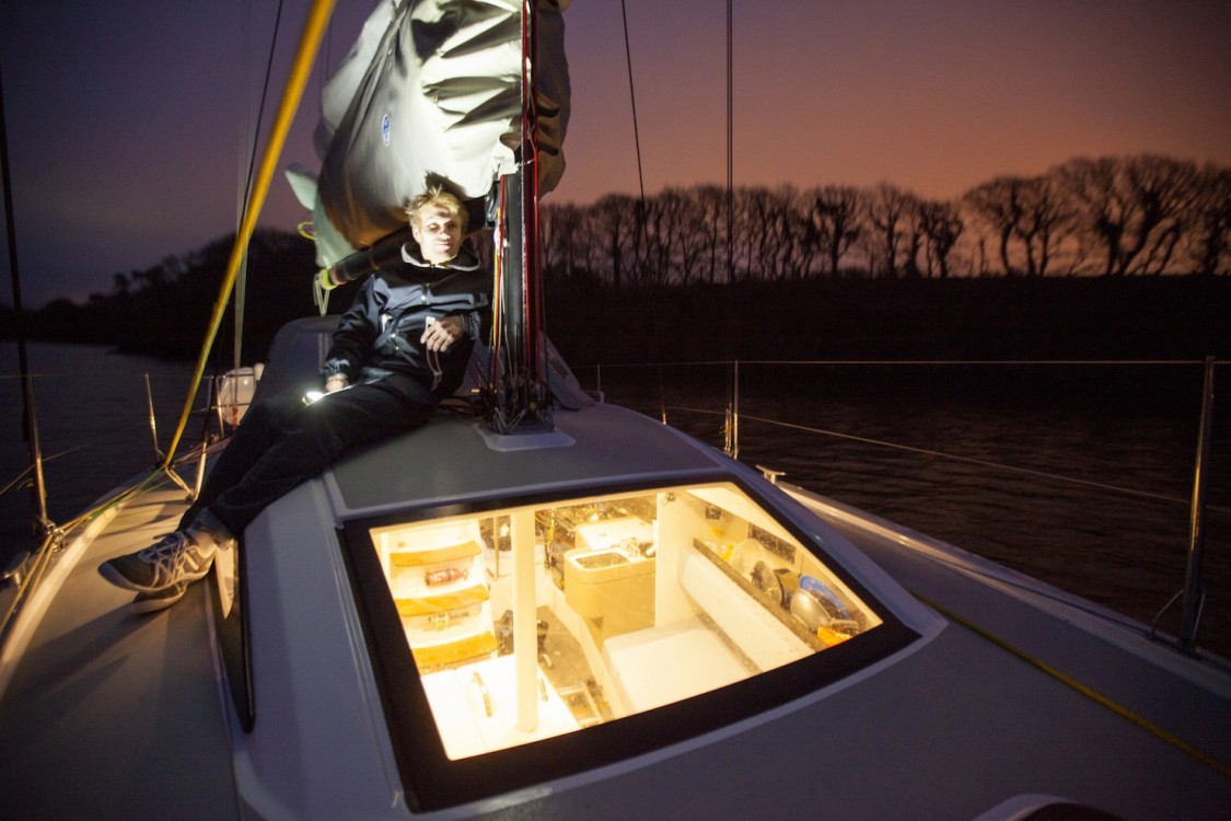 Brittany, FinistËre, France, FranÁois Gabart, Mer Concept, Port-la-ForÍt, RM890, action, adrenalin, adventure, adventurer, boat, color, competition, future, high performance, horizontal, marine, nautical, navigation, ocean, offshore, onboard, outdoor, portrait, racing, racing yacht, record, sail, sailboat, sailing, sailor, sea, sponsor, sponsoring, team, travel, vision, voyage, water, wind, yacht, yachting, yachtman, yachtmen, young, youth