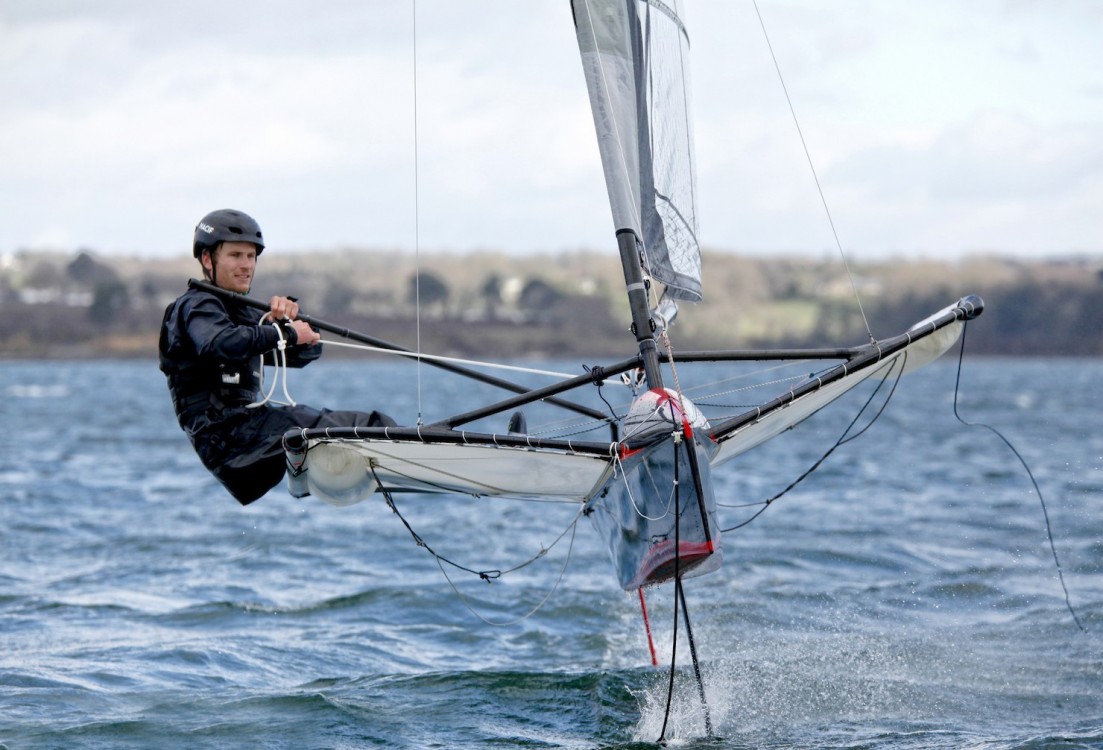 Brittany, FinistËre, Foil, Foiling Moth, France, FranÁois Gabart, Mer Concept, Moth, Port-la-ForÍt, action, adrenalin, adventure, adventurer, boat, color, competition, foiler, future, high performance, horizontal, marine, nautical, navigation, ocean, offshore, outdoor, portrait, racing, racing yacht, record, sail, sailboat, sailing, sailor, sea, sponsor, sponsoring, team, travel, vision, voyage, water, wind, yacht, yachting, yachtman, yachtmen, young, youth
