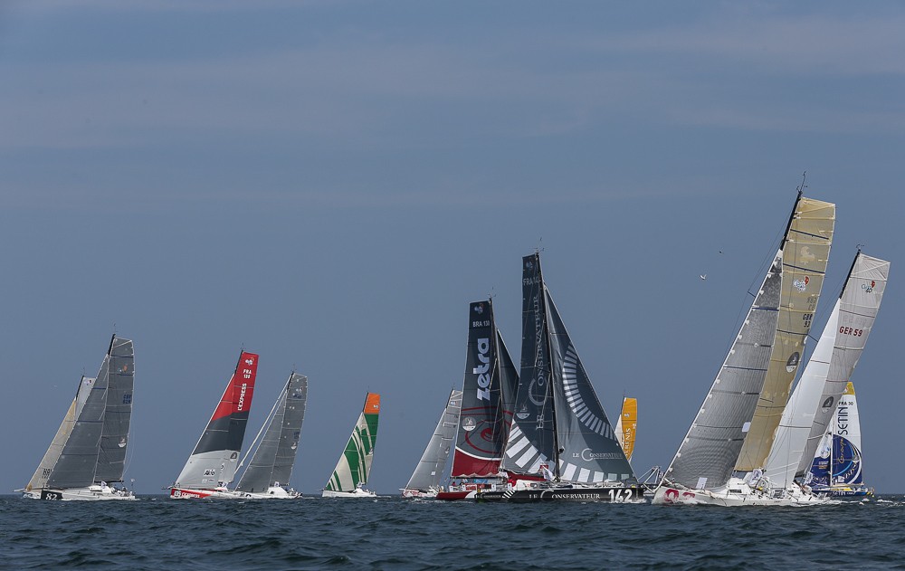 2015, CLASS 40, COURSE AU LARGE, DEPART, DOUBLE, NCR 2015, NORMANDY CHANNEL RACE 2015