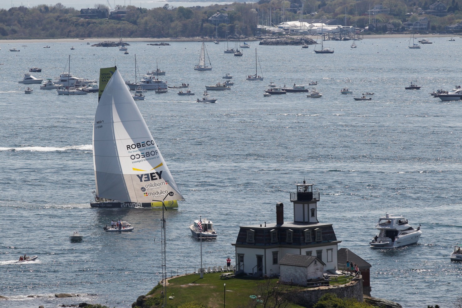 2014-15, VOR, Volvo Ocean Race, Race, Leg 7, Start, Newport, USA, Team Brunel