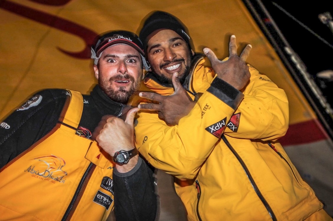 VOR, Volvo Ocean Race, 2014-15, Newport, arrivals, aerial, Abu Dhabi Ocean Racing, Adil Khalid, OBR, Matt Knighton