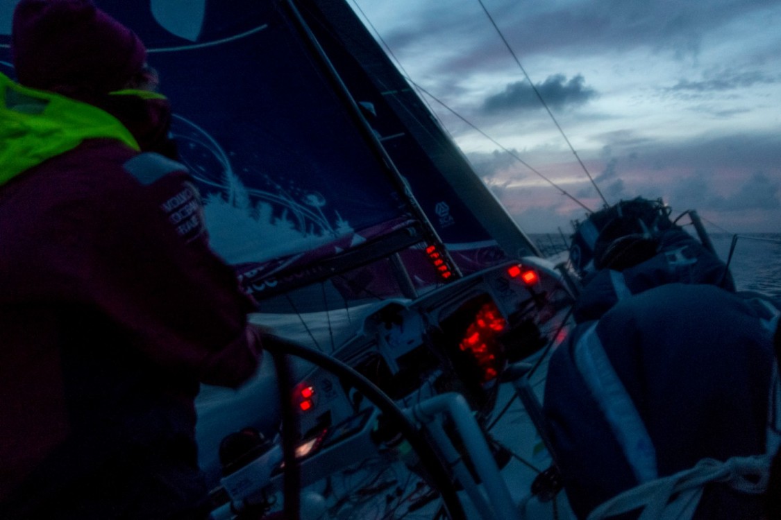2014-15, ACTION, Annie Lush, LEGS, Leg 6, OBR, Team SCA, VOR, Volvo Ocean Race, onboard, night