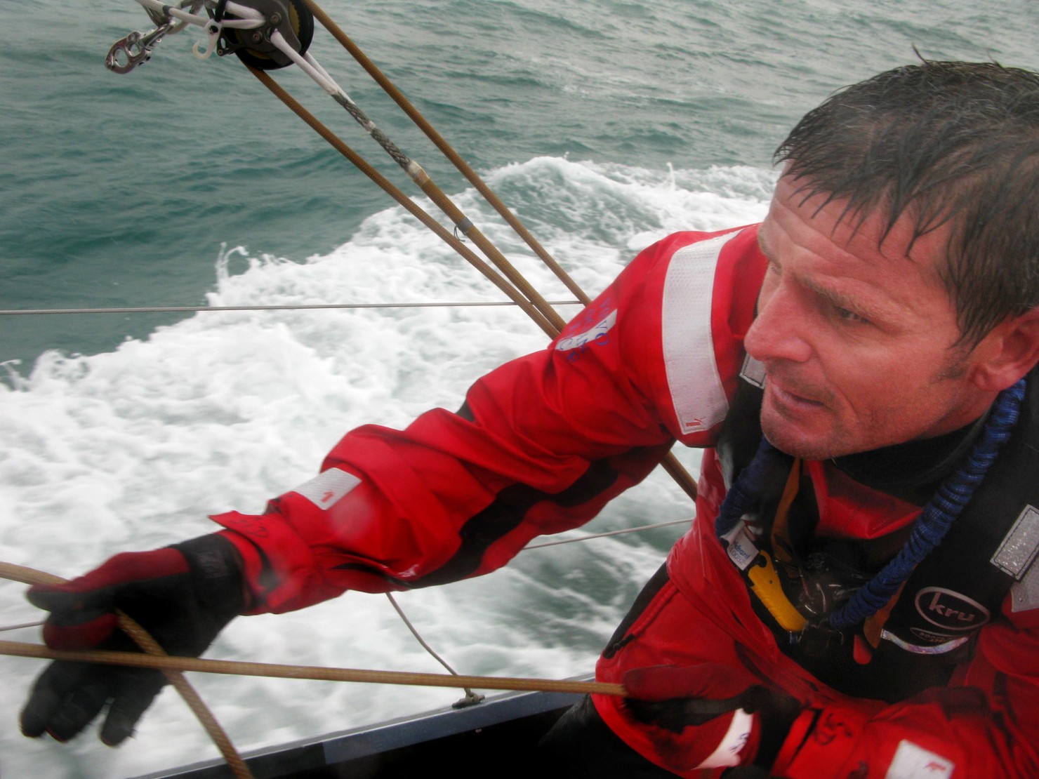 Volvo Ocean Race, 2008-2009, Ericsson 4, Sidney Gavignet, Watch Captain, Onboard, Leg 1