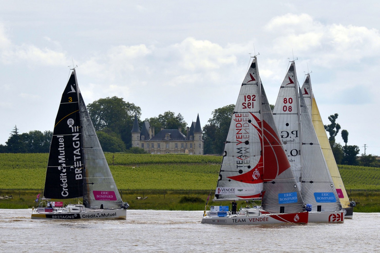 310515, SOLITAIRE DU FIGARO ERIC BOMPARD CACHEMIRE 2015, DEPART