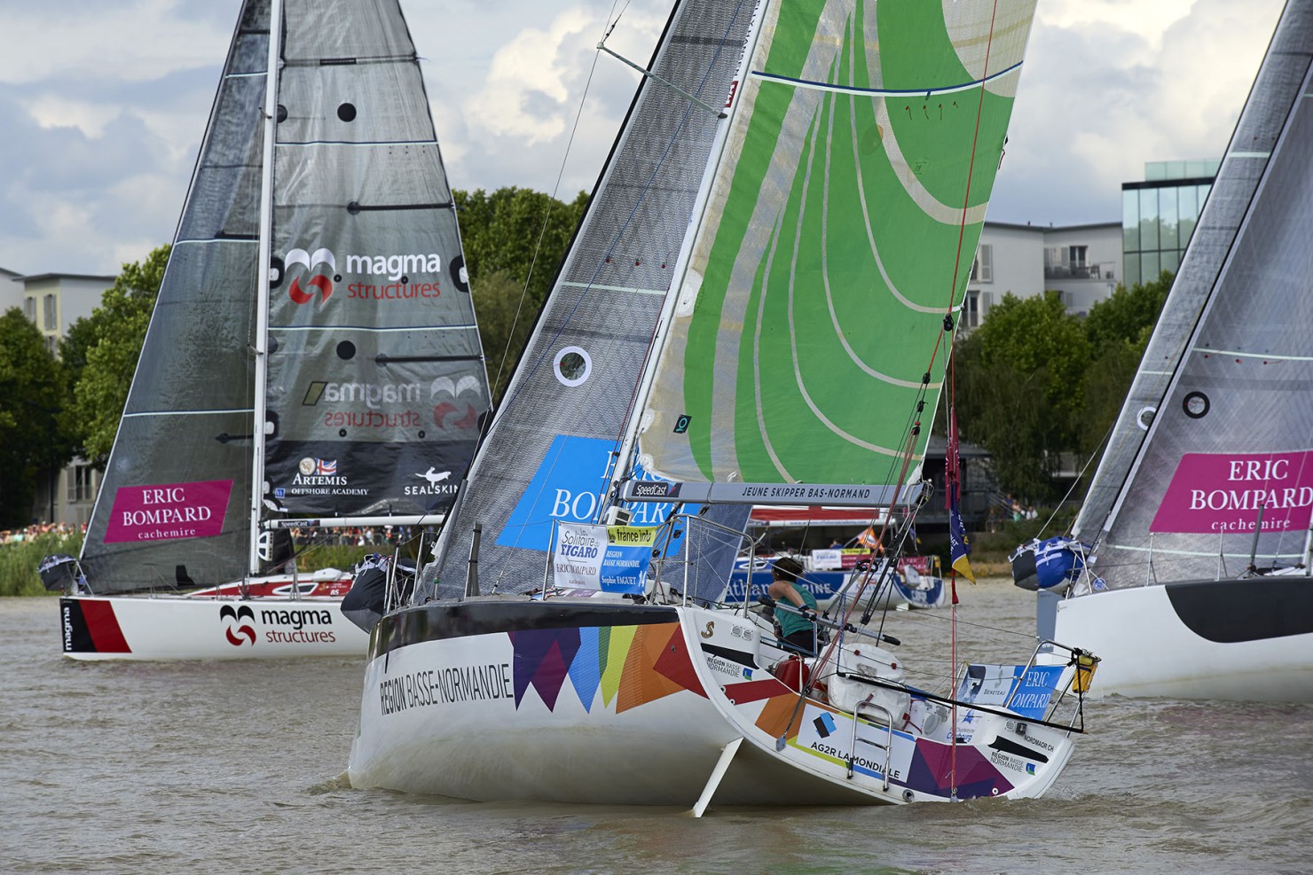 300515, MAGMA STRUCTURES, PROLOGUE, REGION BASSE NORMANDIE, SOLITAIRE DU FIGARO ERIC BOMPARD CACHEMIRE 2015