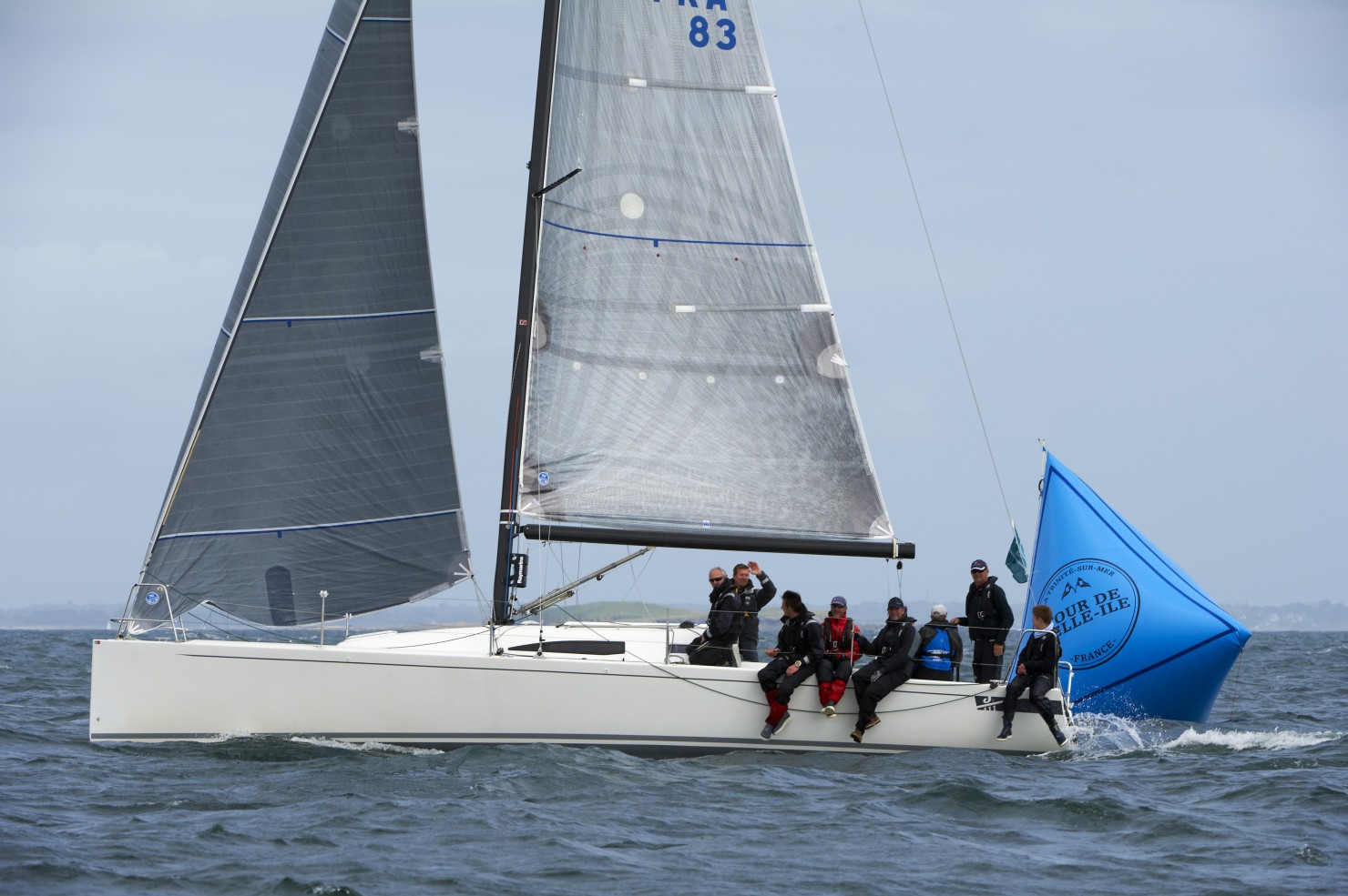 TOUR DE BELLE ILE, VOILE, REGATE, SAILING