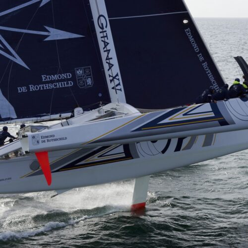 TOUR DE BELLE ILE, VOILE, REGATE, SAILING, GITANA, EDMOND DE RATHSCHILD