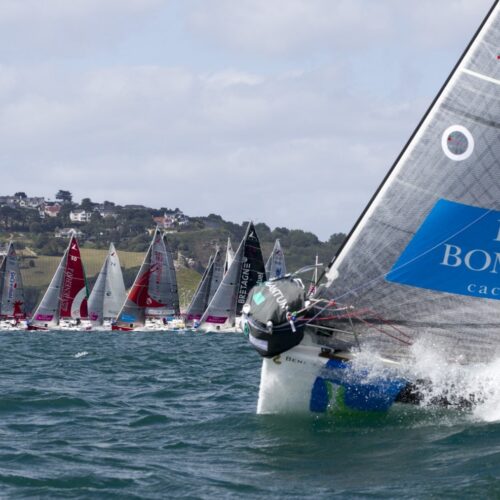 2015, DEPART, ERIC BOMPARD, ETAPE 4, FIGARO, SOLITAIRE DU FIGARO 2015, VOILE