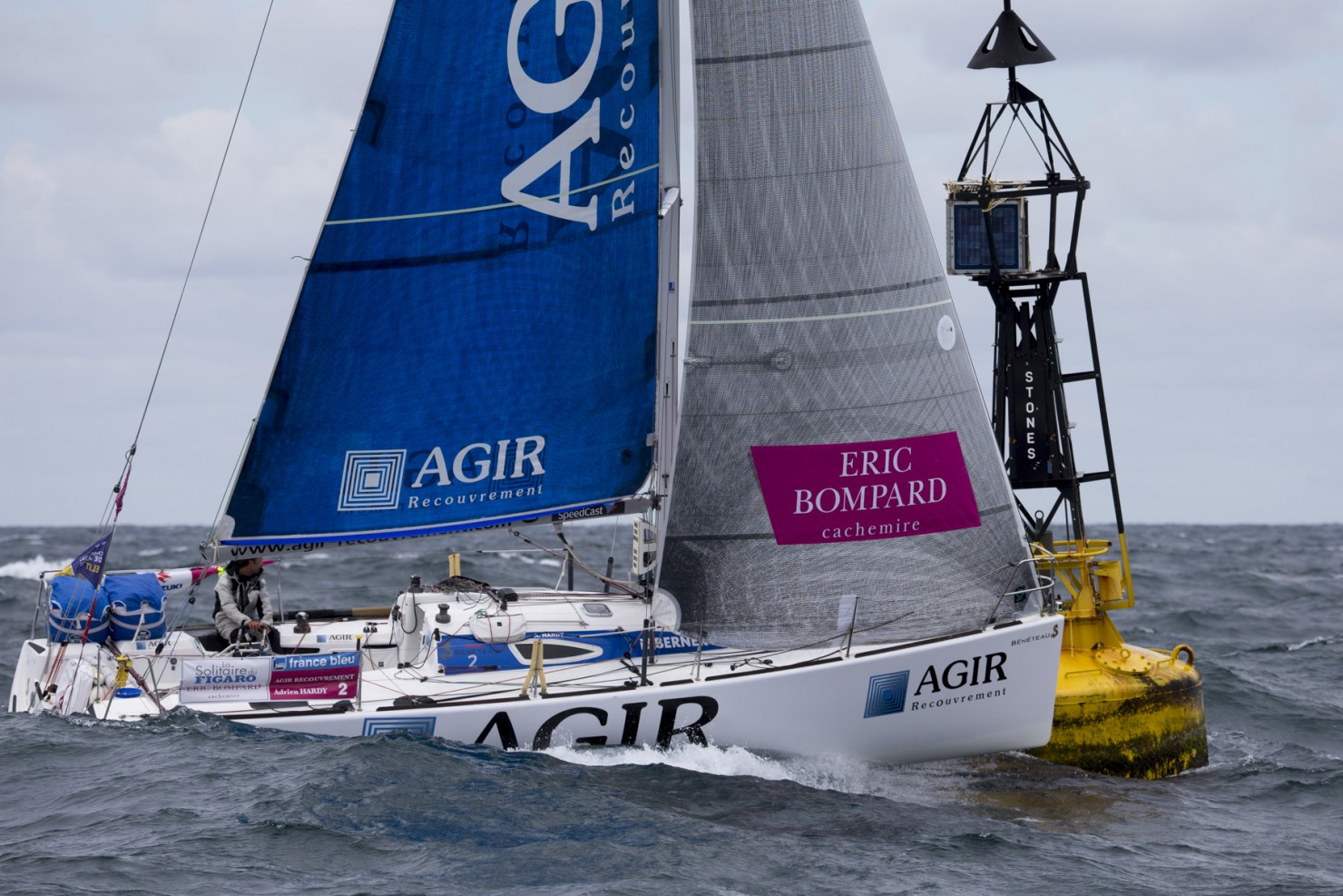 2015, ERIC BOMPARD, ETAPE 4, FIGARO, SOLITAIRE DU FIGARO 2015, VOILE