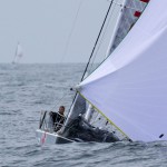 2015, ERIC BOMPARD, ETAPE 1, FIGARO, LEUCEMIE ESPOIR, QUEGUINER, SOLITAIRE DU FIGARO 2015, VOILE, YANN ELIES