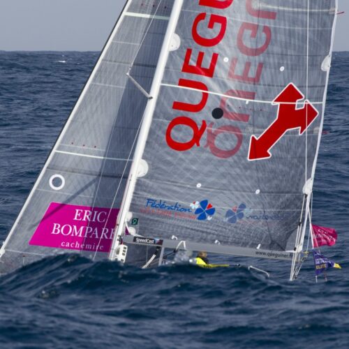 2015, ERIC BOMPARD, ETAPE 1, FIGARO, GROUPE QUEGUINER, LEUCEMIE ESPOIR, SOLITAIRE DU FIGARO 2015, VOILE, YANN ELIES