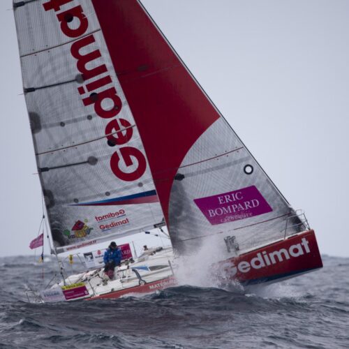 2015, ERIC BOMPARD, ETAPE 1, FIGARO, GEDIMAT, SOLITAIRE DU FIGARO 2015, THIERRY CHABAGNY, VOILE