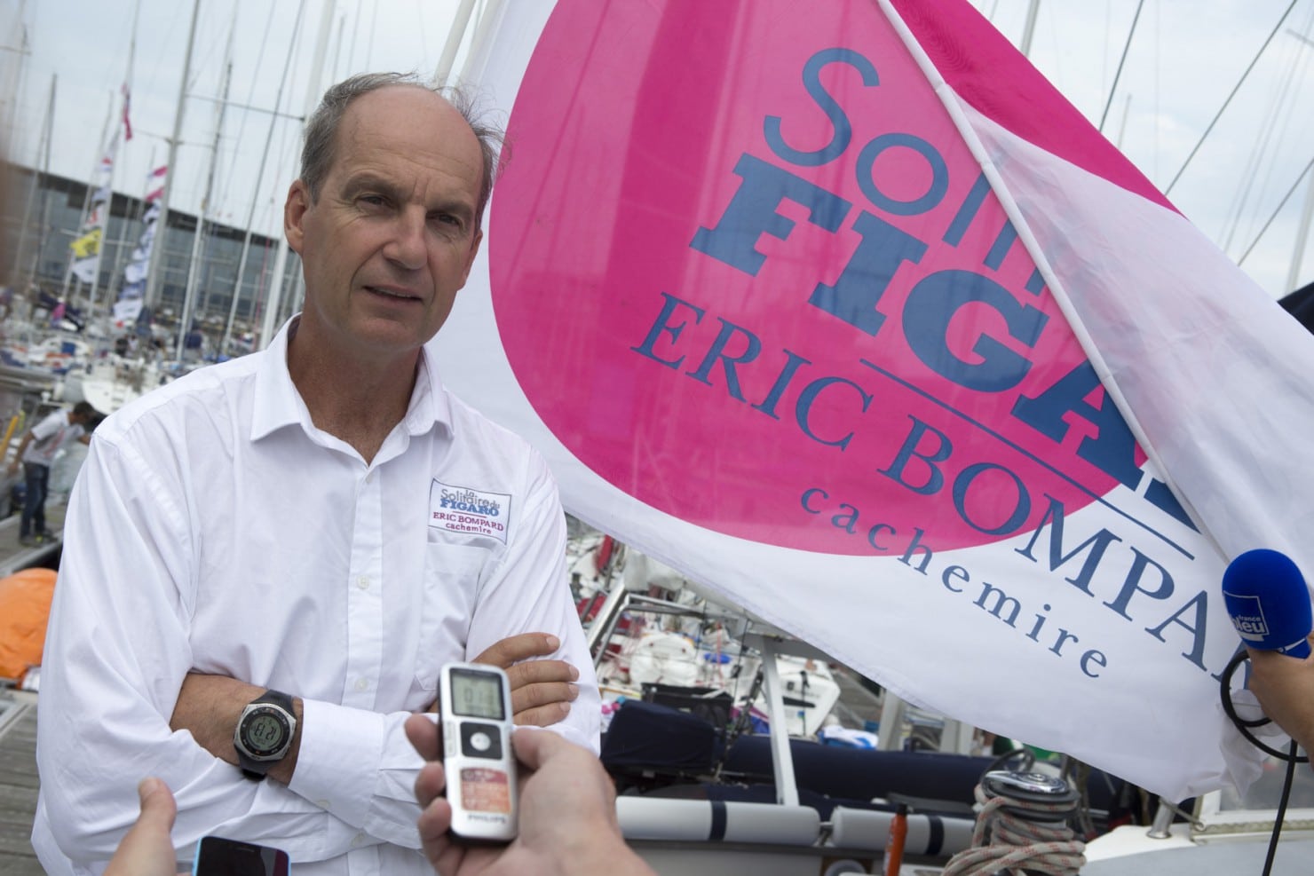 2015, ERIC BOMPARD, ETAPE 2, FIGARO, LA COROGNE, SOLITAIRE DU FIGARO 2015, VOILE