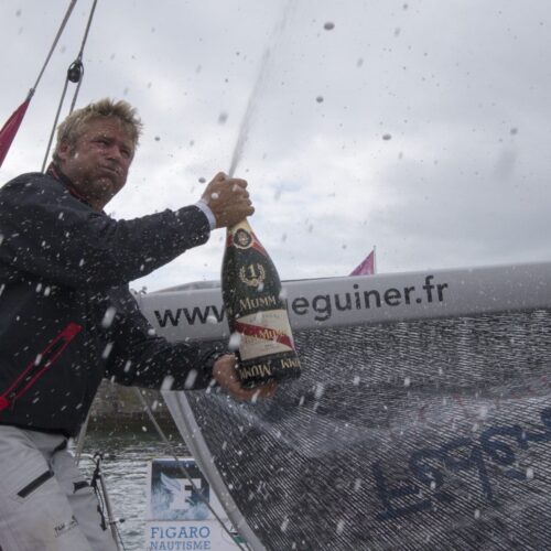 2015, ARRIVEE, ERIC BOMPARD, ETAPE 3, FIGARO, SOLITAIRE DU FIGARO 2015, TORBAY, VOILE