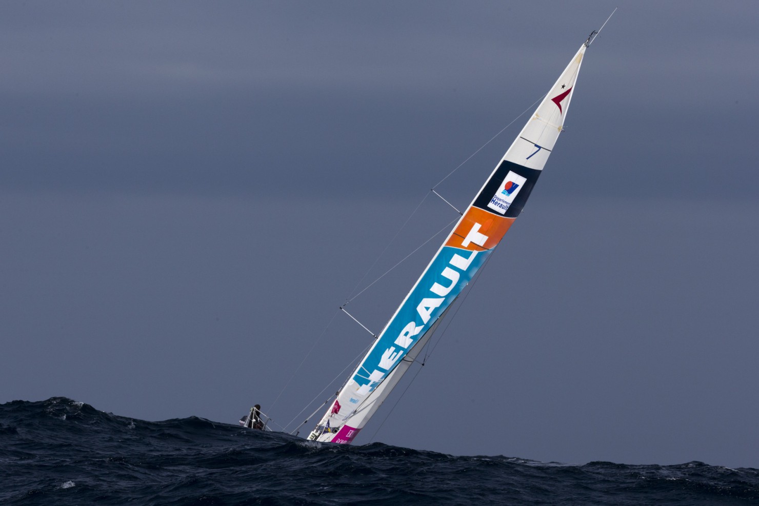 2015, ERIC BOMPARD, ETAPE 1, FIGARO, SKIPPER hERAULT, SOLITAIRE DU FIGARO 2015, VOILE, XAVIER MACAIRE
