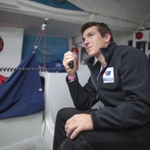 SOLITAIRE DU FIGARO 2012, XAVIER MACAIRE