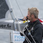 2015, ERIC BOMPARD, ETAPE 1, FIGARO, LEUCEMIE ESPOIR, QUEGUINER, SOLITAIRE DU FIGARO 2015, VOILE, YANN ELIES