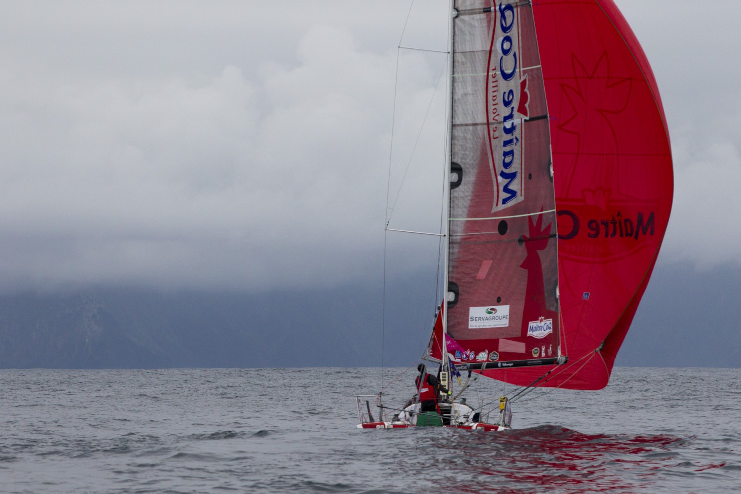 2015, ERIC BOMPARD, ETAPE 1, FIGARO, JEREMIE BEYOU, MAITRE COQ, SOLITAIRE DU FIGARO 2015, VOILE