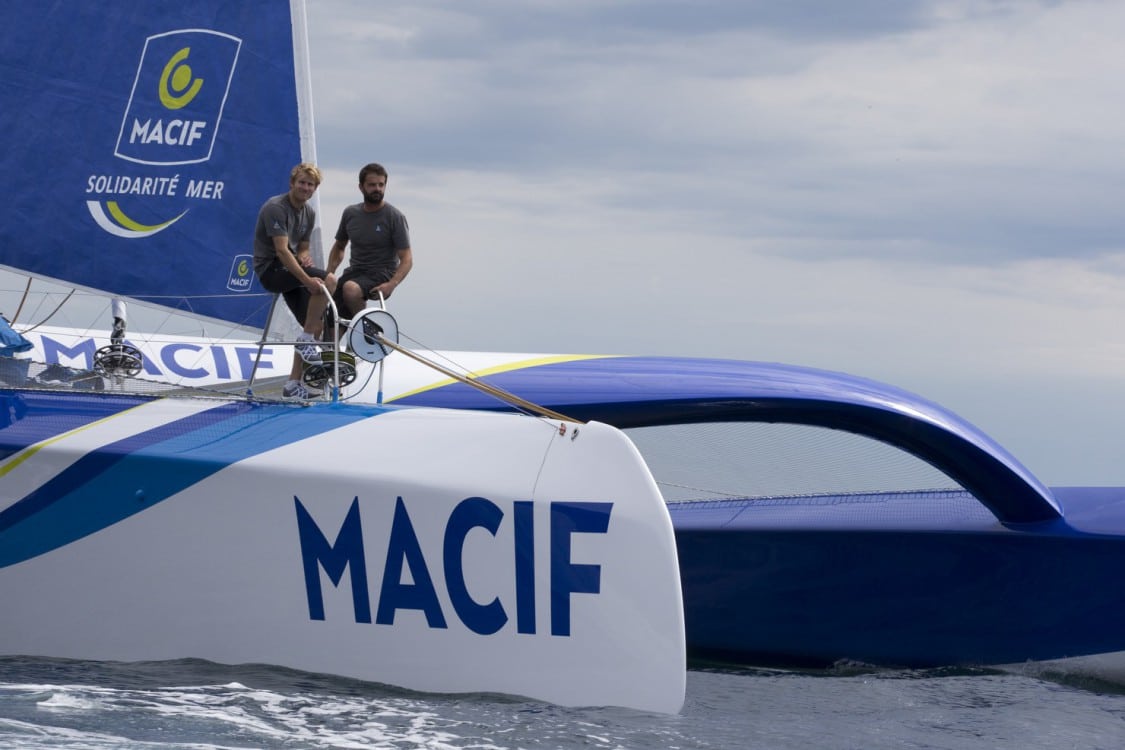 2015, ERIC BOMPARD, ETAPE 4, FIGARO, FRANCOIS GABART, MACIF, MULTICOQUE, Multihull, SOLITAIRE DU FIGARO 2015, TRANSAT JACQUES VABRE, Trimaran, ULTIME, VOILE