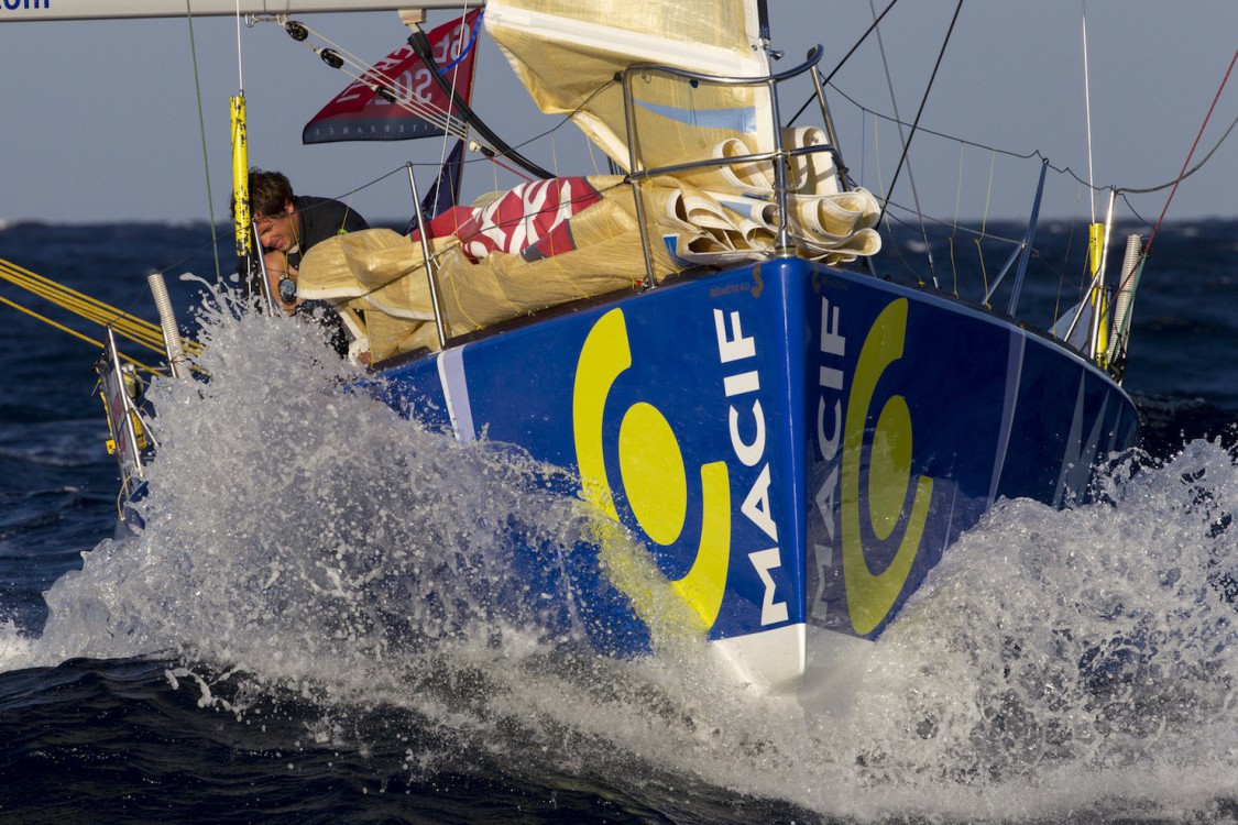 CHARLIE DALIN, ETAPE 1, FIGARO, GENERALI SOLO 2015, MACIF, VOILE