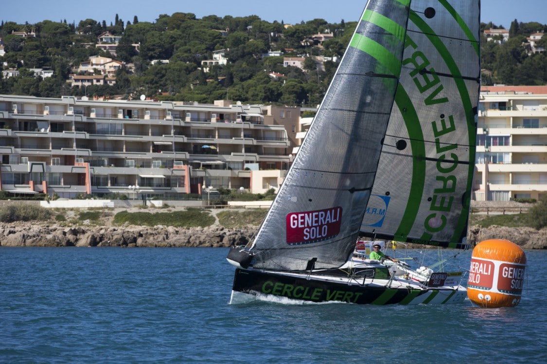 DEPART, ETAPE 1, FIGARO, GENERALI SOLO 2015, VOILE