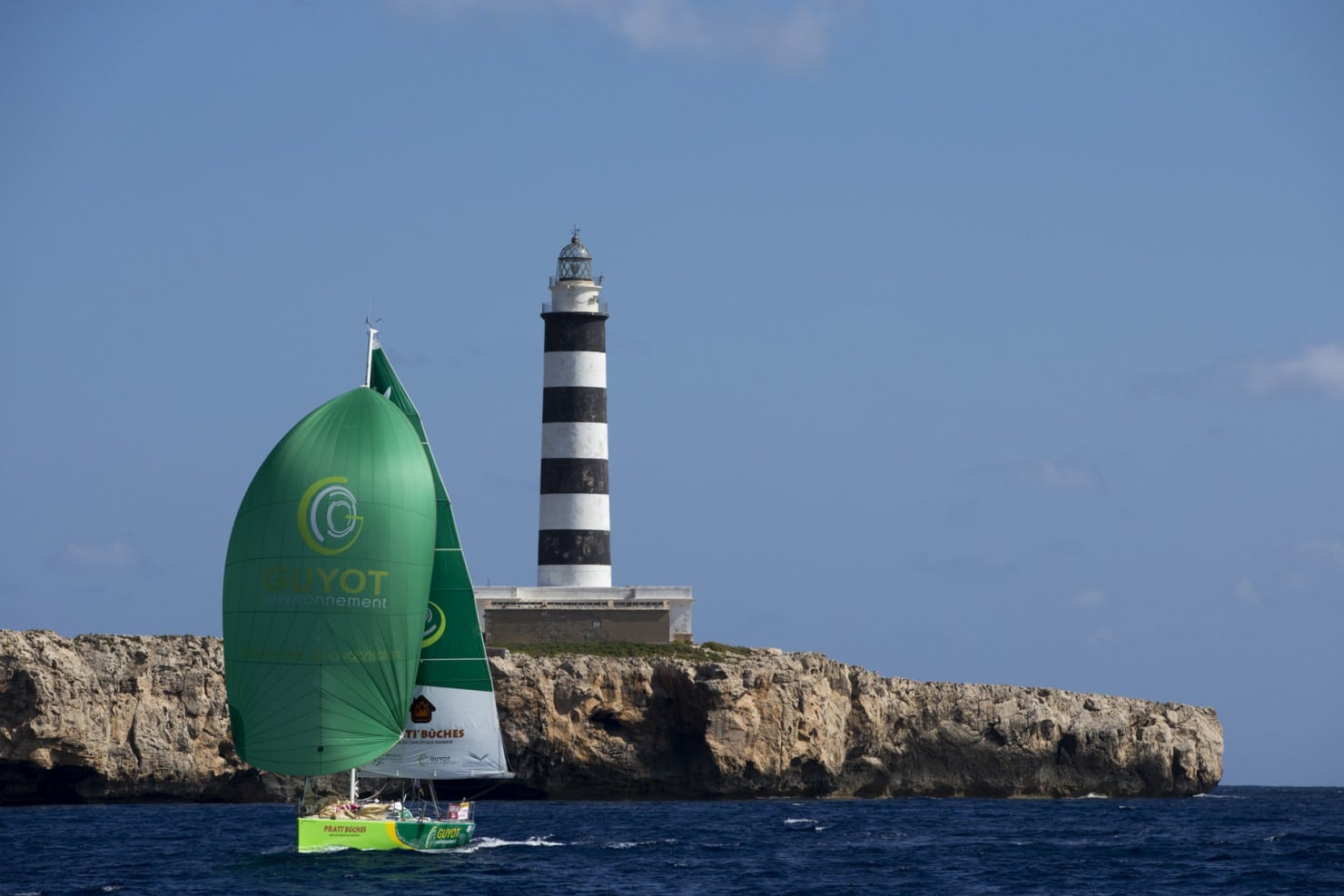 ETAPE 2, FIGARO, GENERALI SOLO 2015, GUYOT ENVIRONNEMENT, MINORQUE, VINCENT BIARNES, VOILE