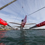 voile, octobre, bretagne, mise a l'eau, grue, lancement