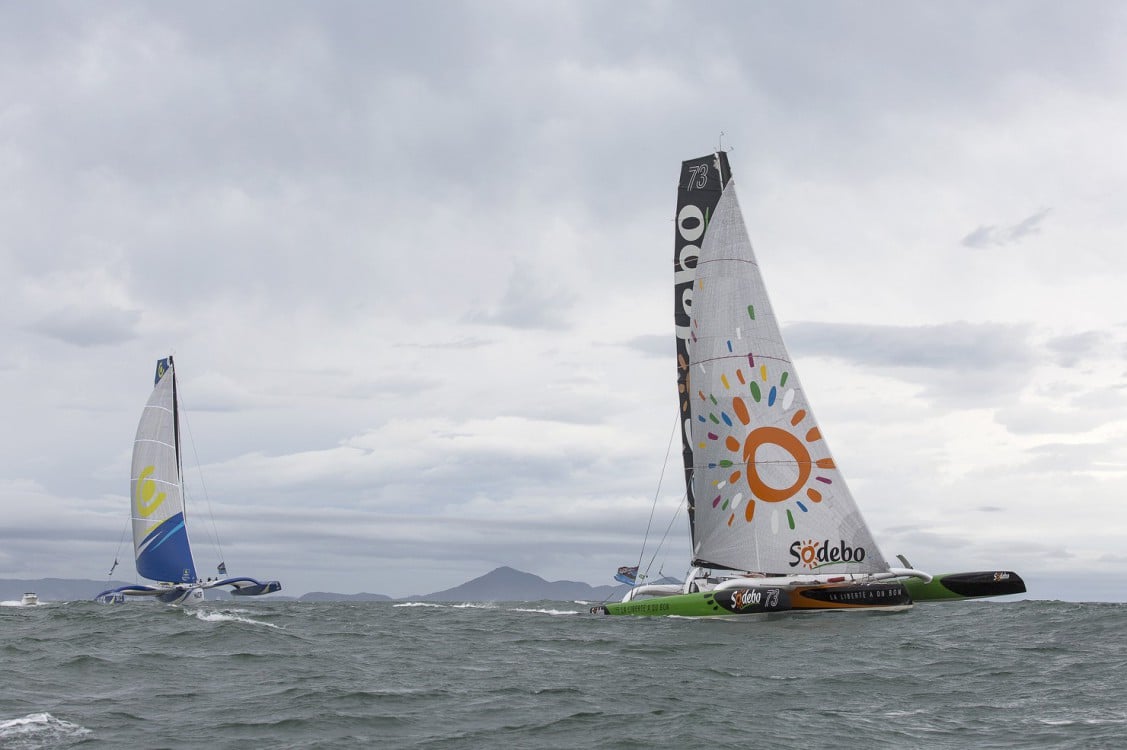 novembre, arrivee, arrival, bresil, amerique du sud, south america, transatlantique, voile, classe, mer, atlantique, ultimes, classe ultime, ultim, duel