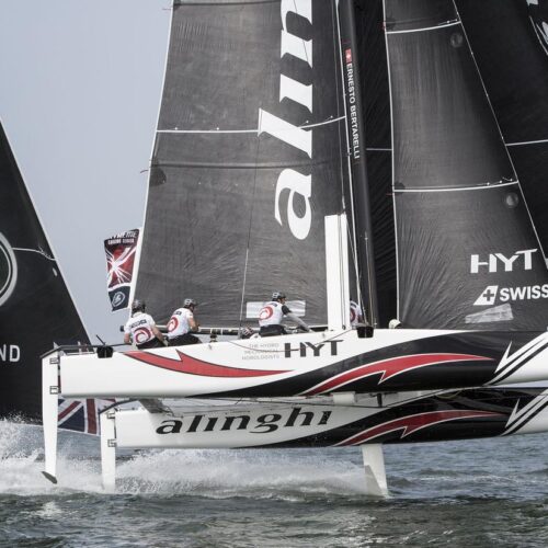 GC32, Foiling Catamaran, Muscat, Oman, The Extreme Sailing Series