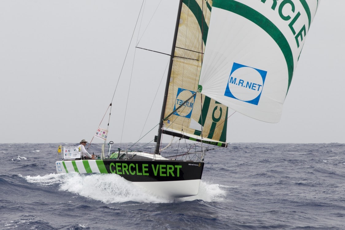 CERCLE VERT, CHARLIE DALIN, GILDAS MORVAN, OCEAN ALCHIMIST, TRANSAT AG2R-LA MONDIALE 2012