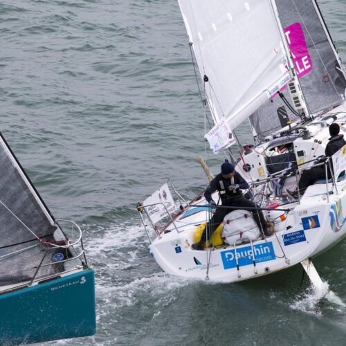 2016, CONCARNEAU, DEPART, FIGARO, TRANSAT AG2R LA MONDIALE, VOILE