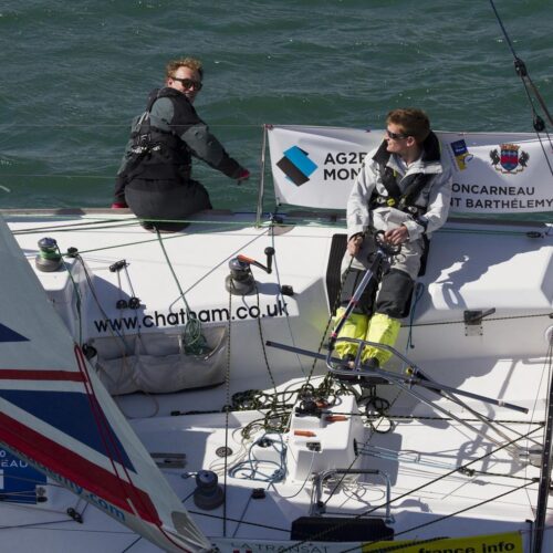 2016, ARTEMIS, CONCARNEAU, FIGARO, ROBIN ELSEY, SAM MATSON, TRANSAT AG2R LA MONDIALE, VOILE