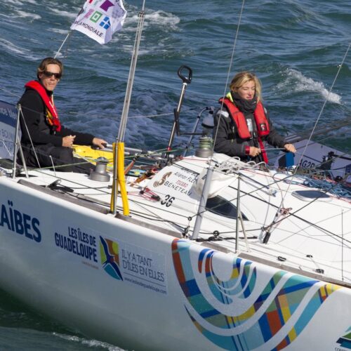 2016, ALIENOR FLEURY, ARTHUR BOUWYN, CONCARNEAU, FIGARO, GUADELOUPE, TRANSAT AG2R LA MONDIALE, VOILE