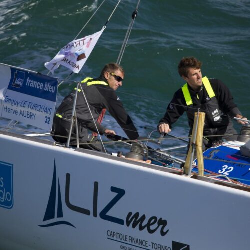 2016, CONCARNEAU, CUISINES IXINA, FIGARO, HERVE AUBRY, TANGUY LE TURQUAIS, TRANSAT AG2R LA MONDIALE, VOILE