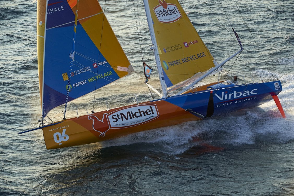 JEAN-PIERRE DICK, ST MICHEL-VIRBAC, IMOCA, FABIEN DELAHAYE, MONOCOQUE
