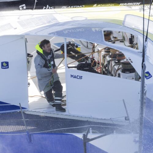 voile, mars, action, aerien, helico, aerial, trimaran, multicoques, multihull