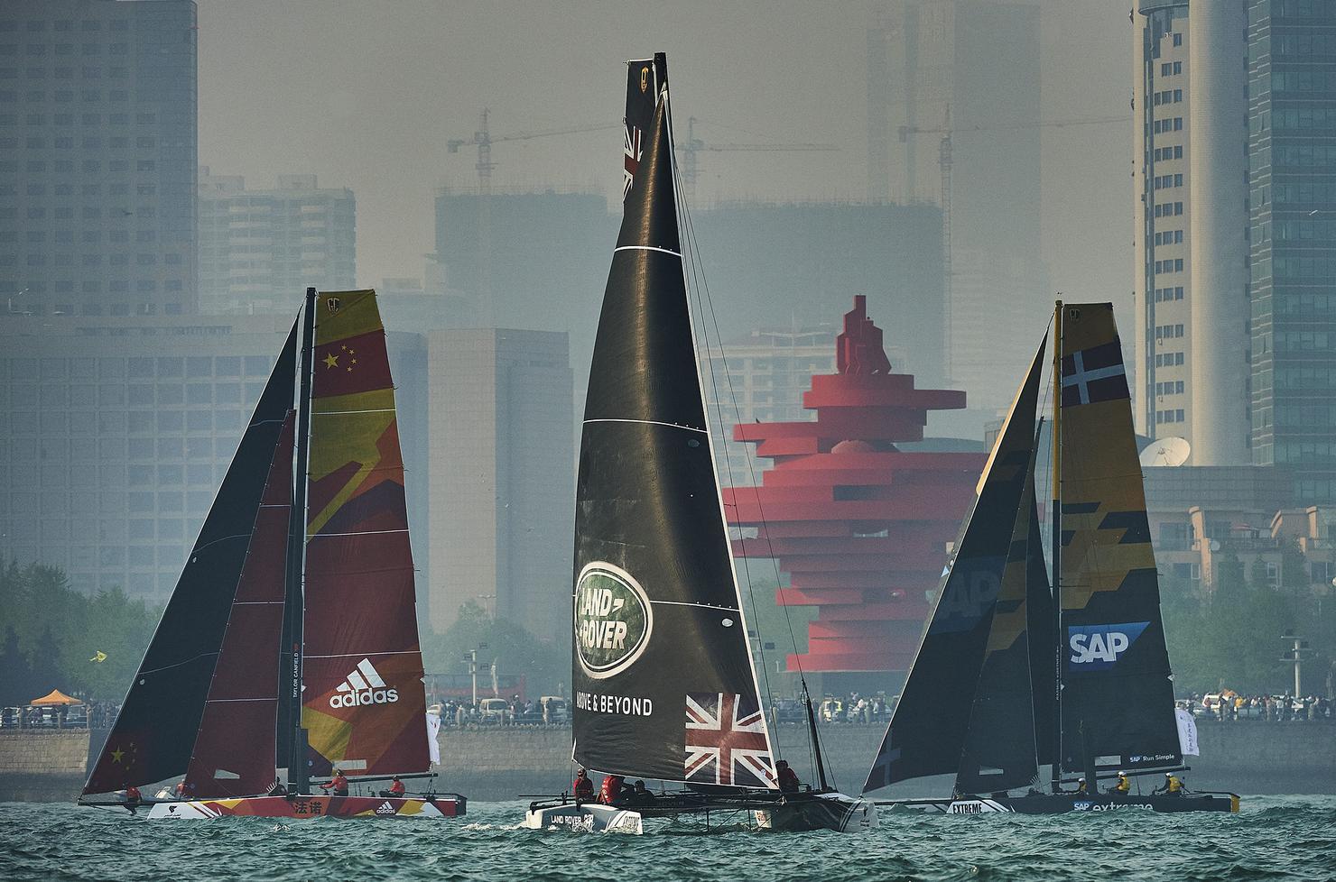 GC32, Foiling Catamaran, Qingdao, China, The Extreme Sailing Series, Mutrah