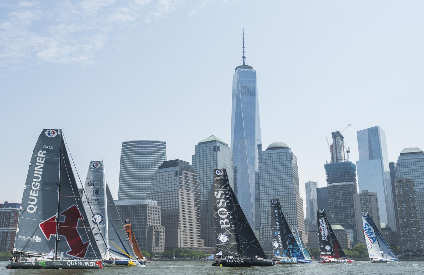 05-2016, DAY, IMOCA, JOUR, MANHATTAN, MONOHULL, NEW YORK CITY, NEW YORK-VENDEE, New York, OCEAN MASTER, OUTSIDE, SINGLE HANDED, USA