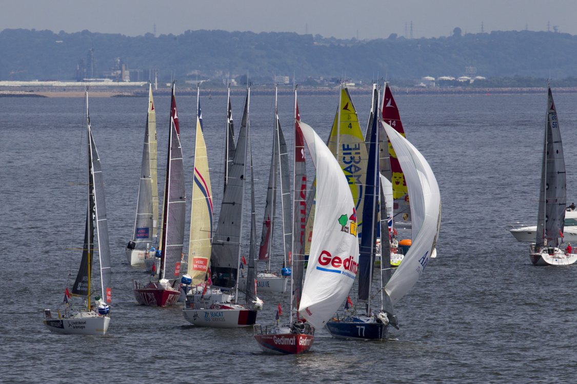 2016, DEPART, ERIC BOMPARD, FIGARO, SOLITAIRE BOMPARD LE FIGARO, VOILE
