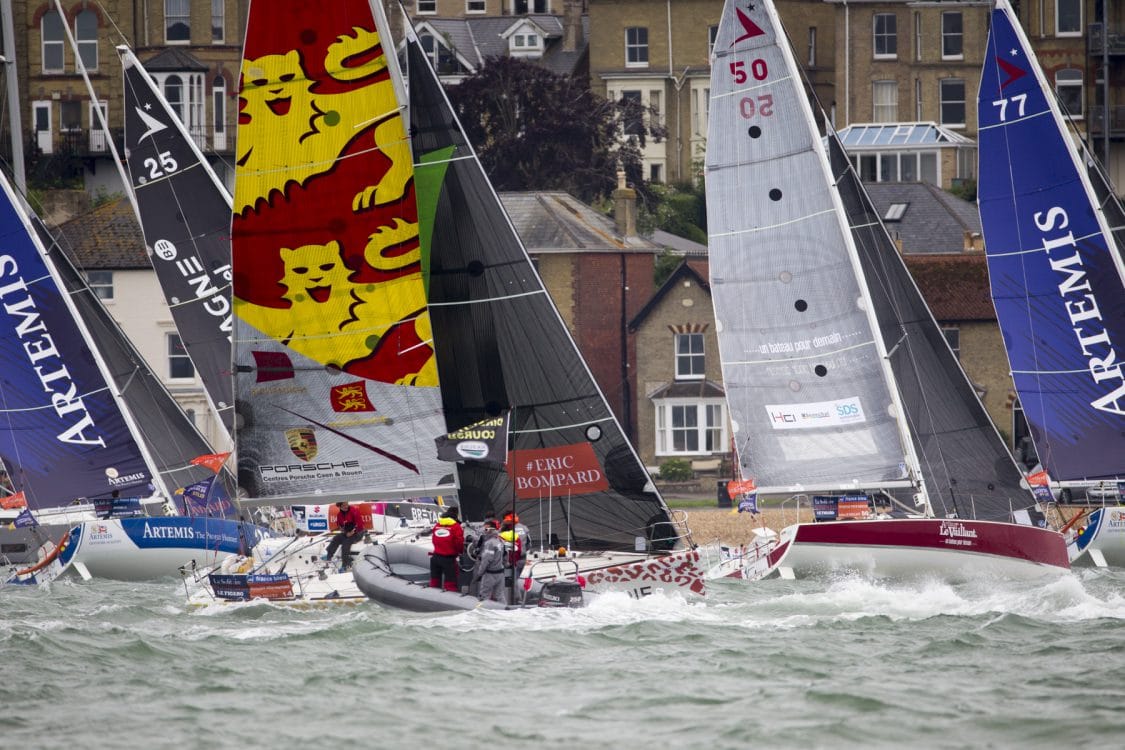 2016, DEPART, ERIC BOMPARD, FIGARO, SOLITAIRE BOMPARD LE FIGARO, VOILE
