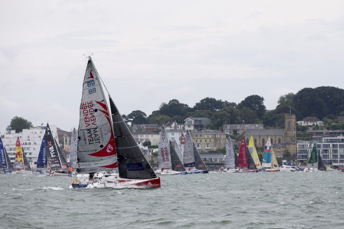 2016, DEPART, ERIC BOMPARD, FIGARO, SOLITAIRE BOMPARD LE FIGARO, VOILE