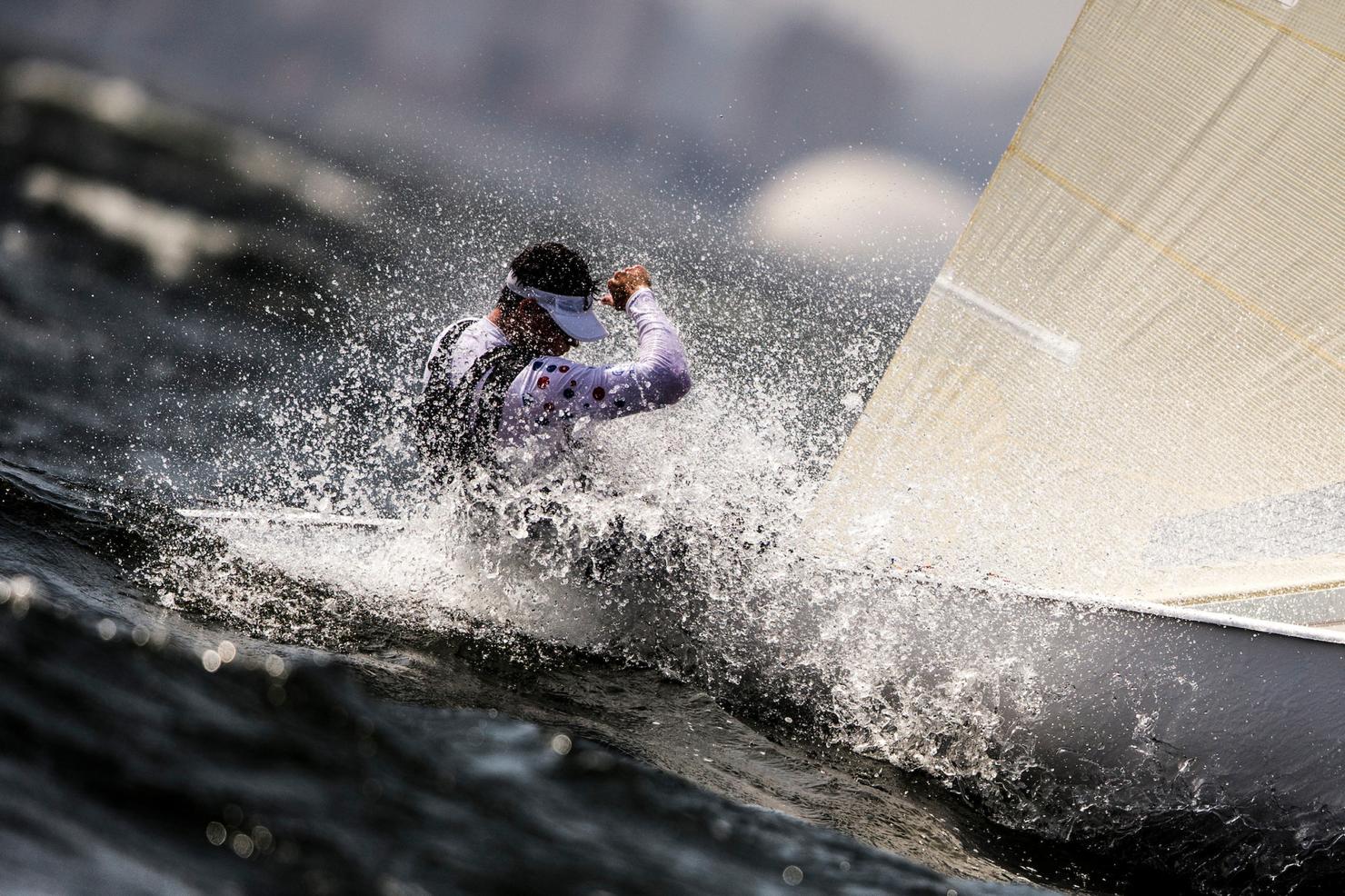 2016, Classes, FRA Jonathan Lobert FRAJL23, Finn, Olympic Sailing, Rio 2016 Olympic Games, Rio 2016 Olympics, World Sailing