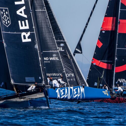 GC 32, GC 32 Racing Tour, GC 32 SOTOGRANDE, Jerome Clerc Denis Girardet Remi Aeschimann Thierry Wasem Loic Forestier, Multihull, REALTEAM, Sotogrande, catamarans, foil