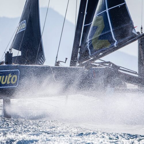 Adam Minoprio Arnaud Jarlegan Matthieu Vandame Nicolas Heintz Thierry Douillard, GC 32, GC 32 Racing Tour, GC 32 SOTOGRANDE, Multihull, NORAUTO, Sotogrande, catamarans, foil