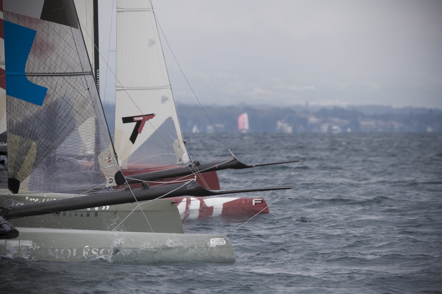 Catamaran, Flying Phantom, FP Series, Suisse, lac, Montagne, Sport, voile, Régate, Sailing, Foils, Switzerland, YCG, Lac Léman, Genève
