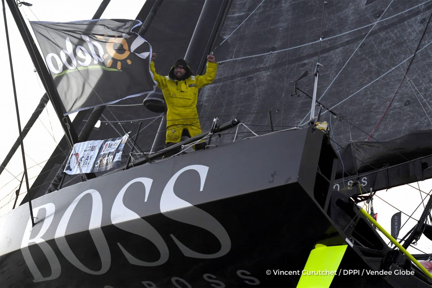 voile, tour du monde, finish, arrivée, solitaire, solo, race, course